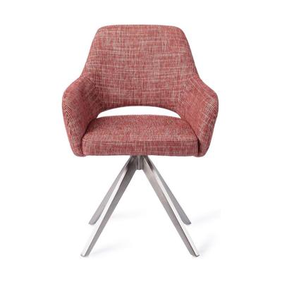 Jesper Home Yanai eetkamerstoel Berry Bars turn steel