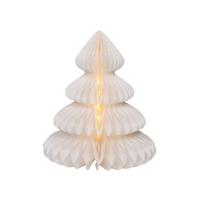 Verlichte decoratie Lumineo Wit Kerstboom Ø 42 x 48 cm
