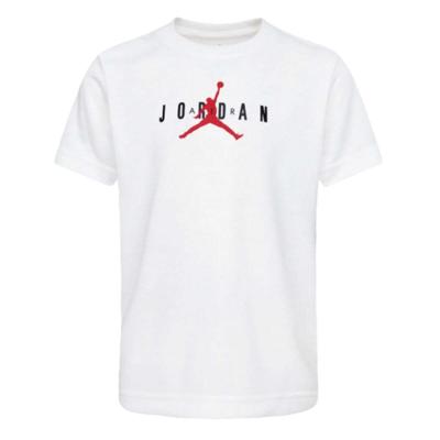T-Shirt met Korte Mouwen voor kinderen Jordan JUMPMAN SUSTAINABLE GRAPHI 95B922 001 Wit Maat 12 Jaar