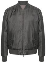 Moncler veste bomber Aver en laine vierge - Gris