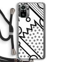 Pop Art #4: Xiaomi Redmi Note 10S Transparant Hoesje met koord