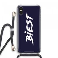 Biest: iPhone XS Max Transparant Hoesje met koord