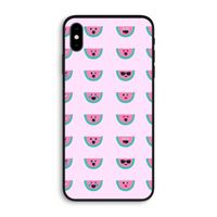 Smiley watermeloenprint: iPhone XS Max Biologisch afbreekbaar hoesje
