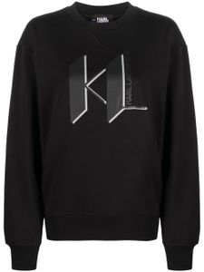 Karl Lagerfeld sweat à logo imprimé - Noir