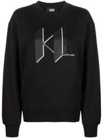 Karl Lagerfeld sweat à logo imprimé - Noir