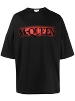 Alexander McQueen t-shirt en coton à logo imprimé - Noir - thumbnail