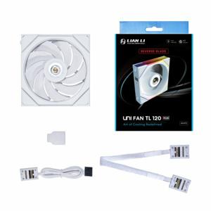 Lian Li 12RTL1W koelsysteem voor computers Computer behuizing Ventilator 12 cm Wit 1 stuk(s)