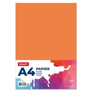 Creakit papier A4 oranje 25 vel 150 grams
