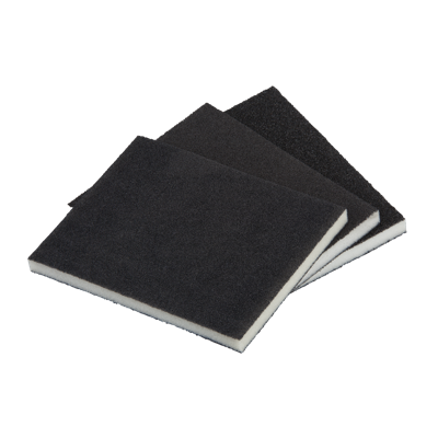 Wolfcraft Schuursponzen | K60, K120, K180 | 98 x 123 x 10mm | 3 stuks - 2895000