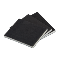 Wolfcraft Schuursponzen | K60, K120, K180 | 98 x 123 x 10mm | 3 stuks - 2895000