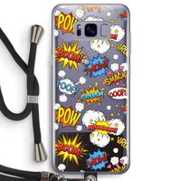 Pow Smack: Samsung Galaxy S8 Plus Transparant Hoesje met koord