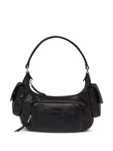 Miu Miu sac porté épaule en cuir nappa - Noir