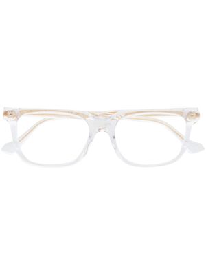 Gucci Eyewear lunettes de vue à monture rectangulaire - Blanc