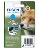 Epson inktcartridge T1282, 175 pagina's, OEM C13T12824012, cyaan