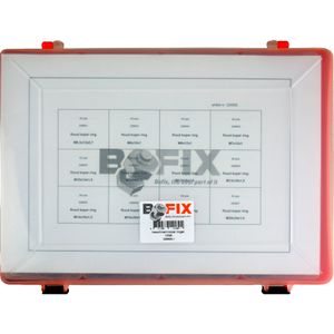 Bofix 226600 doos assortiment 12-vaks rood koper ringen