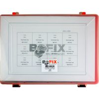 Bofix 226600 doos assortiment 12-vaks rood koper ringen