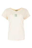 Maicazz Onora Sp25.75.026 T-shirt Korte Mouw Coconut Milk/sc Red