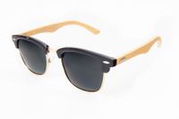 Kost zonnebril unisex panto zwart/goud (PZ20 038) - thumbnail