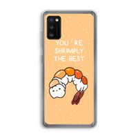 You're Shrimply The Best: Samsung Galaxy A41 Transparant Hoesje