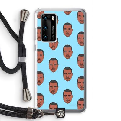 Kanye Call Me?: Huawei P40 Transparant Hoesje met koord