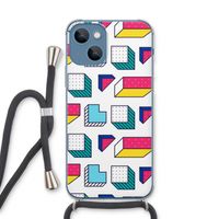 8-bit N°7: iPhone 13 Transparant Hoesje met koord