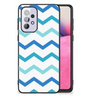 Samsung Galaxy A33 5G Back Case Zigzag Blauw