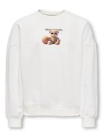 Kids ONLY winter sweater meisjes - wit - KogBila - oversize fit Kids ONLY winter sweater meisjes - wit - KogBila - oversize fit