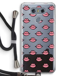 Lipjes: LG G6 Transparant Hoesje met koord