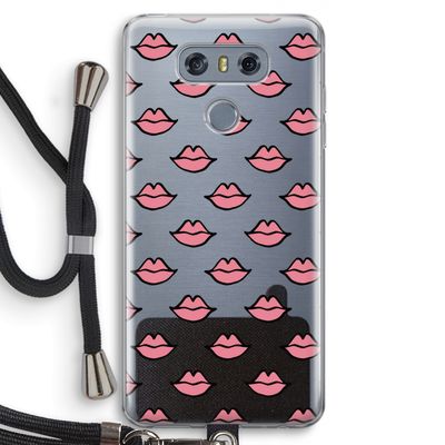Lipjes: LG G6 Transparant Hoesje met koord