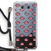 Lipjes: LG G6 Transparant Hoesje met koord