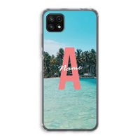 Pacific Dream: Samsung Galaxy A22 5G Transparant Hoesje