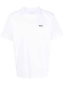 sacai x Madsaki t-shirt à slogan imprimé - Blanc