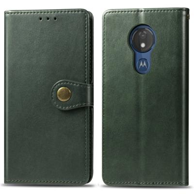 Retro effen kleur lederen gesp mobiele telefoon bescherming lederen draagtas met Lanyard & fotolijstjes & kaartsleuf & portemonnee & beugel functie vo