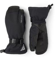 Hestra Powder Gauntlet 3 Vinger Handschoen Black 11