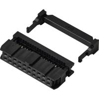 TRU COMPONENTS TC-13537792 Pinconnector Met trekonlasting Rastermaat: 2.54 mm Totaal aantal polen: 20 Aantal rijen: 2 1 stuk(s)