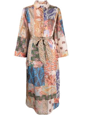 ZIMMERMANN robe-chemise à imprimé cachemire - Tons neutres