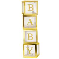 BABY Ballonnen Box (Goud) BABY Ballonnen Box (Goud)