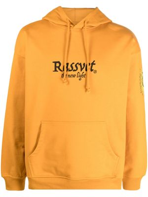 RASSVET hoodie à lien de resserrage - Jaune