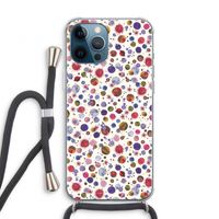 Planets Space: iPhone 12 Pro Transparant Hoesje met koord