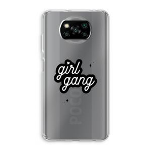 Girl Gang: Xiaomi Poco X3 Pro Transparant Hoesje