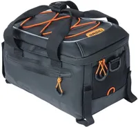 Bagagedragertas Basil Miles Tarpaulin - 7 Liter - Zwart / Oranje