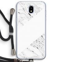 Biggest stripe: Samsung Galaxy J5 (2017) Transparant Hoesje met koord
