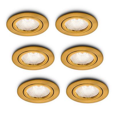 LED-inbouwspot Vivaro goud dimbaar 5W