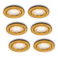 LED-inbouwspot Vivaro goud dimbaar 5W LED-inbouwspot Vivaro goud dimbaar 5W