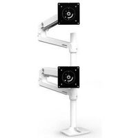 Ergotron LX Series Dual Stacking Arm 40 Klem Wit Ergotron LX Series Dual Stacking Arm 40 Klem Wit