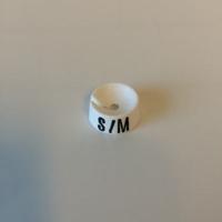 MB wit/zwart S/M voor op kledinghanger