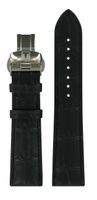 Horlogeband Tissot T099.407.16.058.00 / T600035976 Leder Zwart 21mm - thumbnail