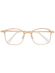 MASAHIROMARUYAMA lunettes de vue MM-0014 à monture ovales - Or