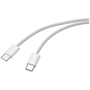 Renkforce Apple iPad/iPhone/iPod Aansluitkabel [1x USB-C stekker - 1x USB-C stekker] 1.00 m Wit