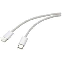 Renkforce Apple iPad/iPhone/iPod Aansluitkabel [1x USB-C stekker - 1x USB-C stekker] 1.00 m Wit - thumbnail